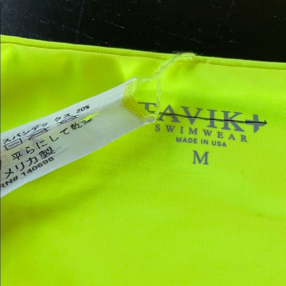 Free People X Tavik Neon Yellow Bikini Bottom - Picture 4 of 6